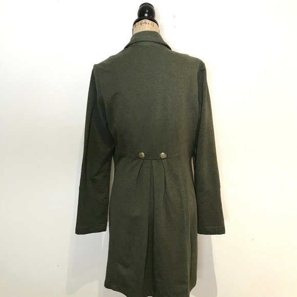Cabi Cavilleri Military Style Army Green Womens Ponte Jacket Style 587 Medium - Picture 3 of 9